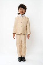 Toddlers Leo Linen Sand Suit