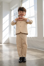 Toddlers Leo Linen Sand Suit