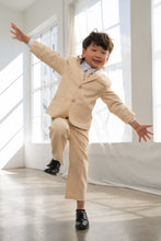 Toddlers Leo Linen Sand Suit