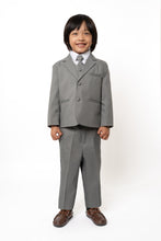 Toddler Boys Leo 5-Piece Suit - Charcoal