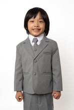 Toddler Boys Leo 5-Piece Suit - Charcoal