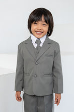 Toddler Boys Leo 5-Piece Suit - Charcoal