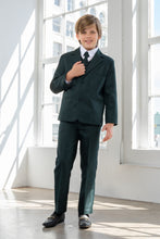 Boys Leo 5-Piece Suit - Hunter Green