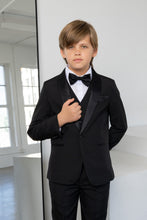 Boys Onyx 5-Piece Tuxedo - Black