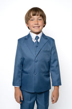 Boys Leo 5-Piece Suit - Jean Blue