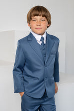 Boys Leo 5-Piece Suit - Jean Blue